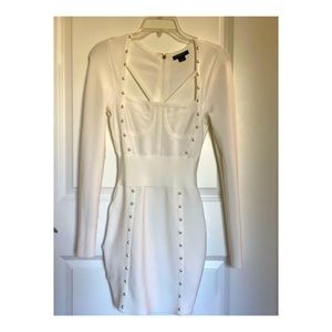 Marciano long sleeve bodycon dress